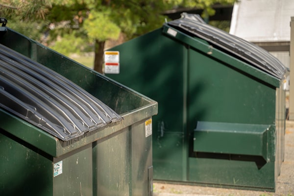 we offer commercial dumpsters specifically for recycling materials